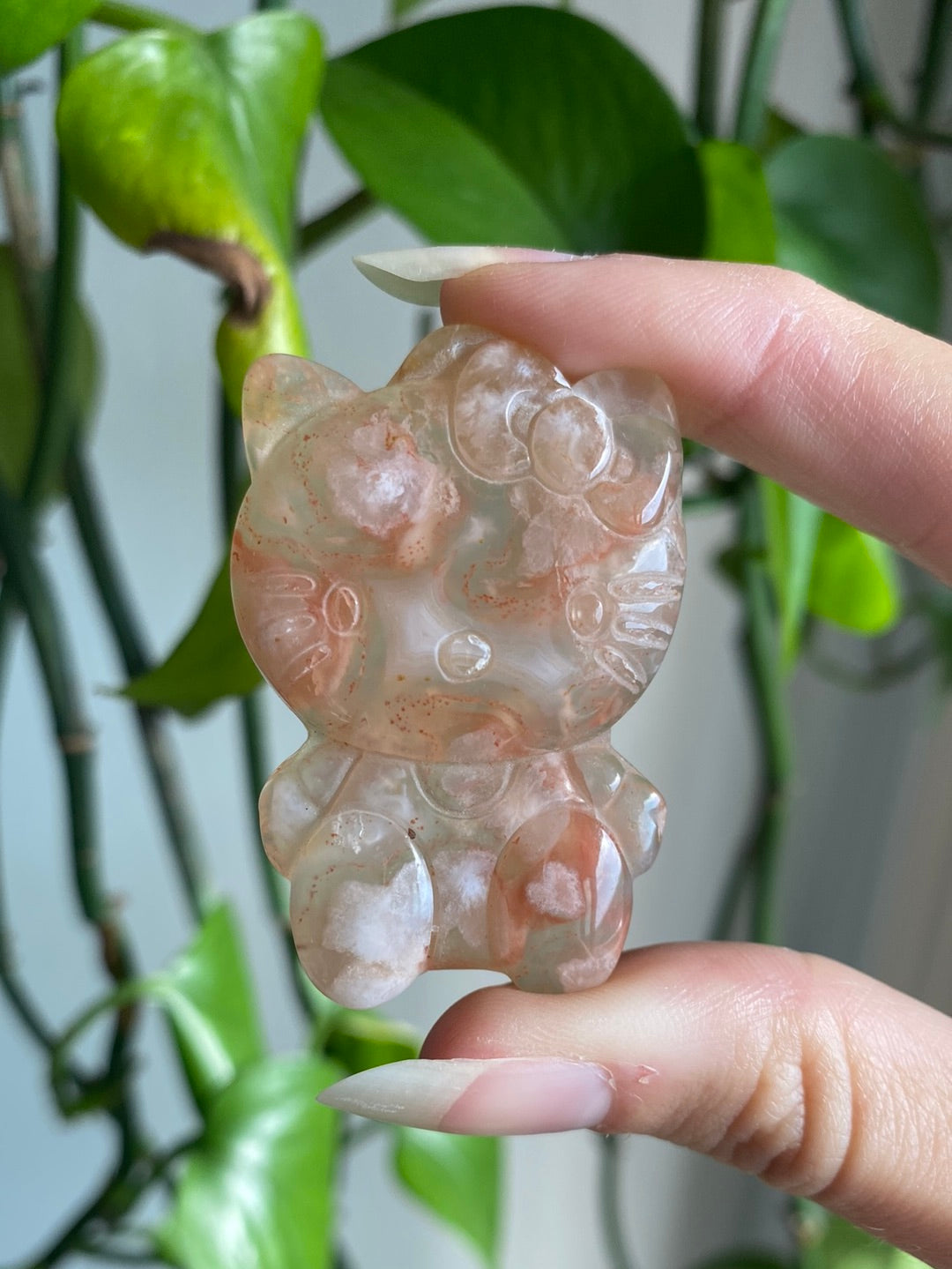 Flower Agate Hello Kitty - Intuitively Picked