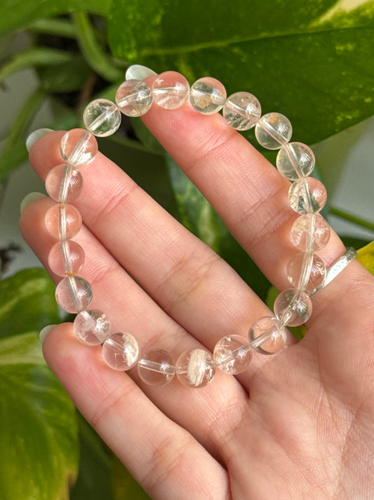 White Garden Quartz Bracelet