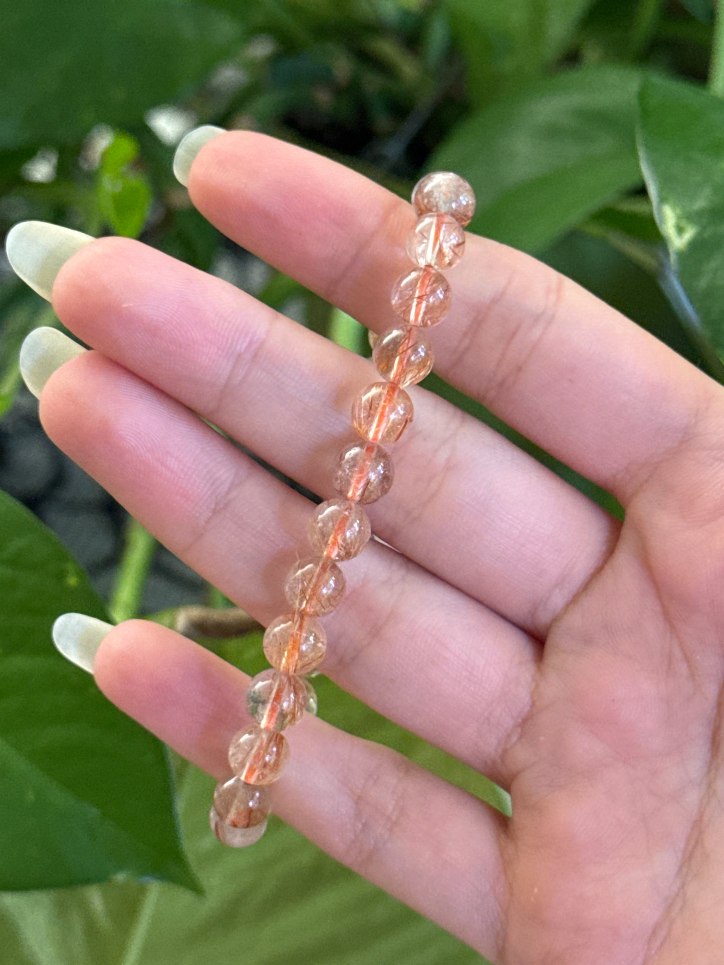 Gold & Copper Rutile Bracelet