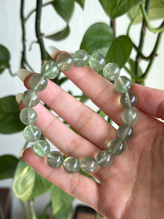 Large Green Fluorite Bracelet