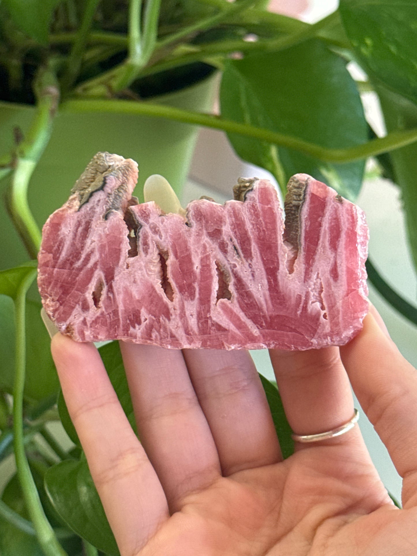 Unique Rhodochrosite Slab
