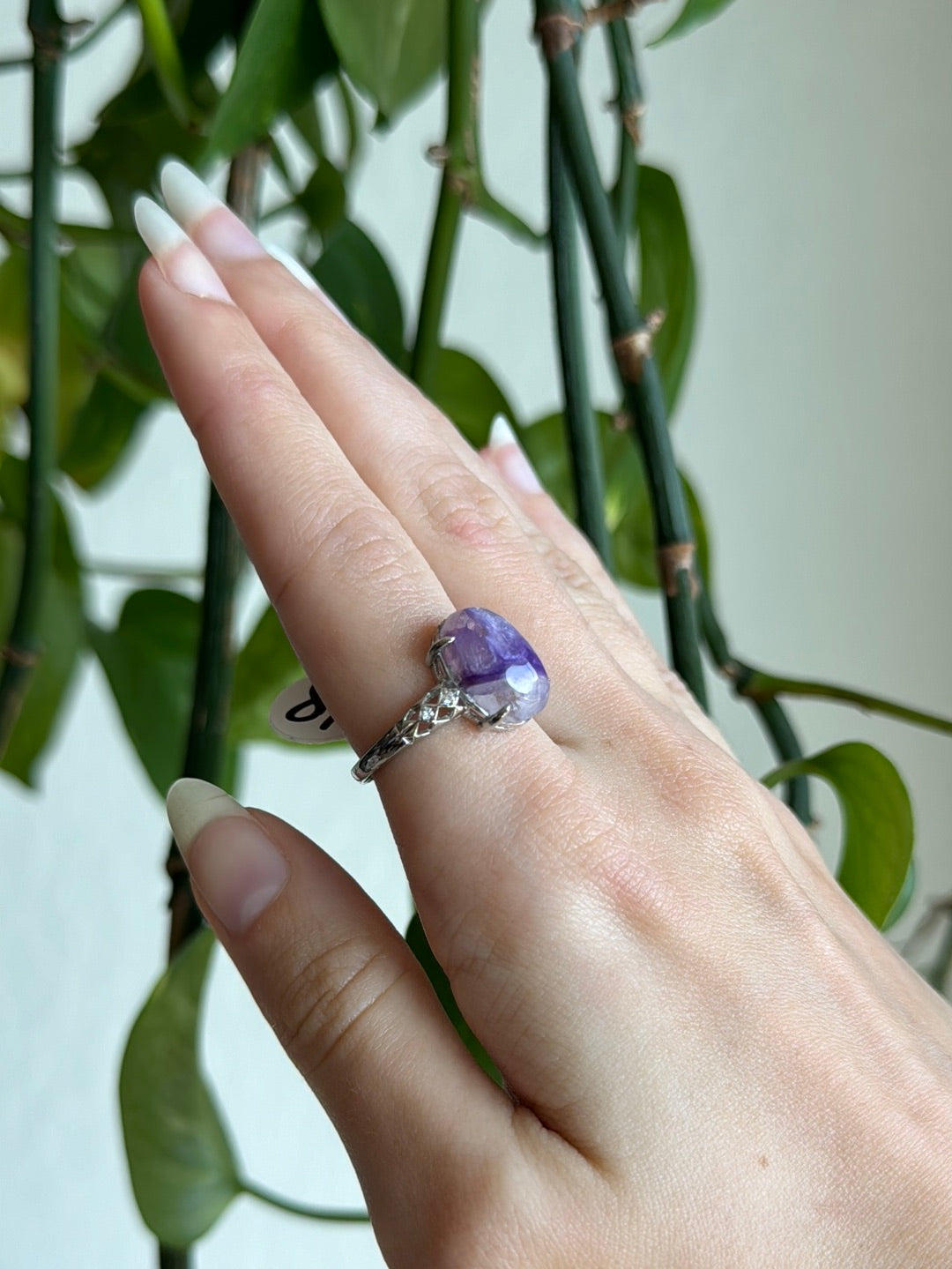 Charoite Adjustable Ring