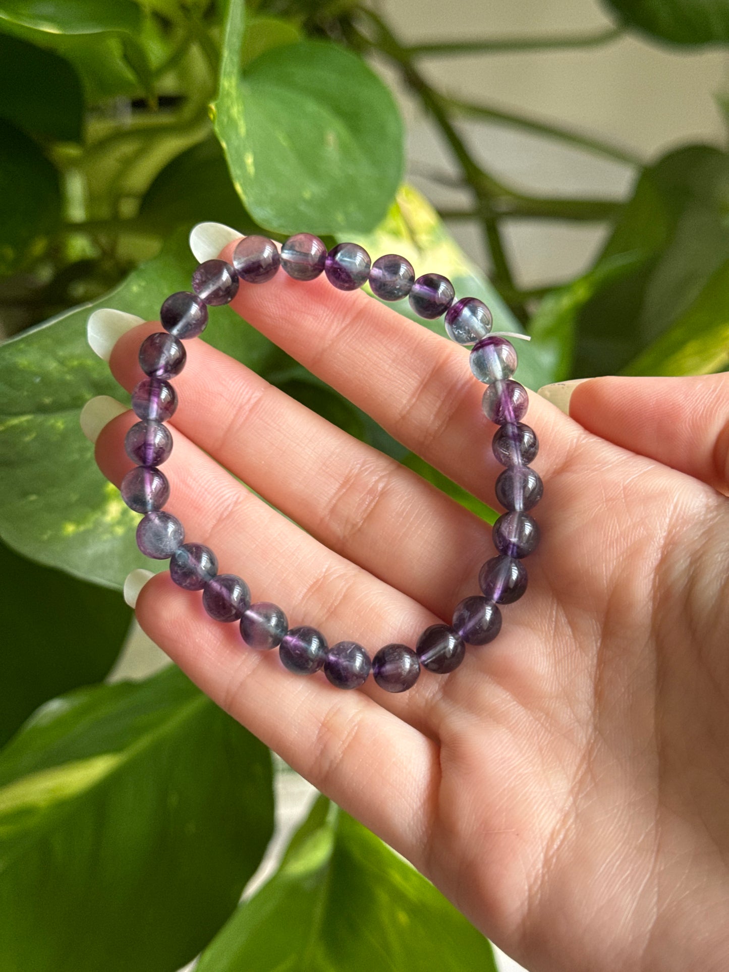 Deep Fluorite Bracelet