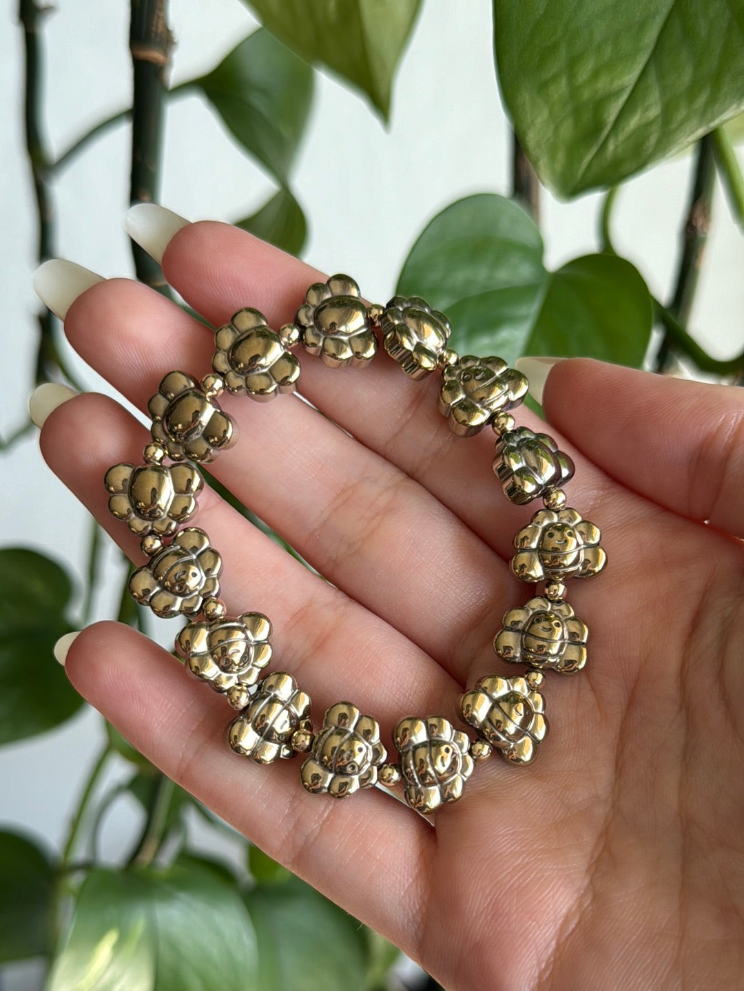 Pyrite Bee Bracelet