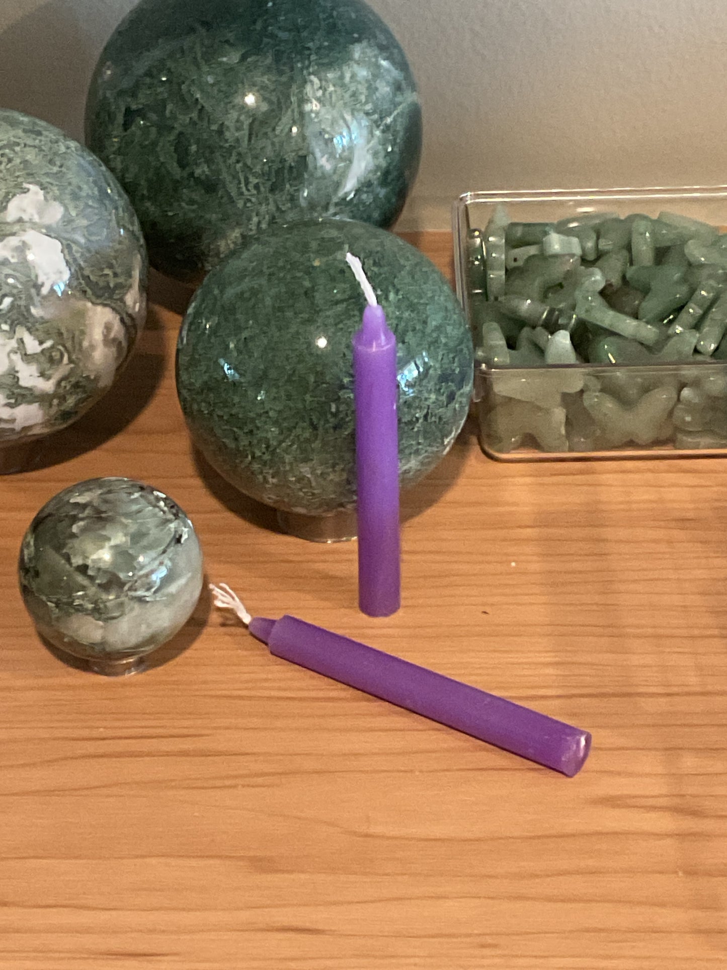 Purple Alter Chime Candle