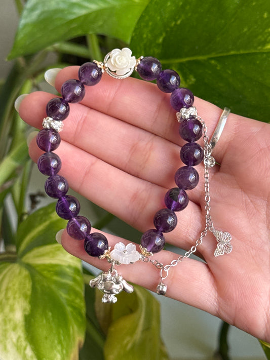 Amethyst Cinnamoroll Bracelet