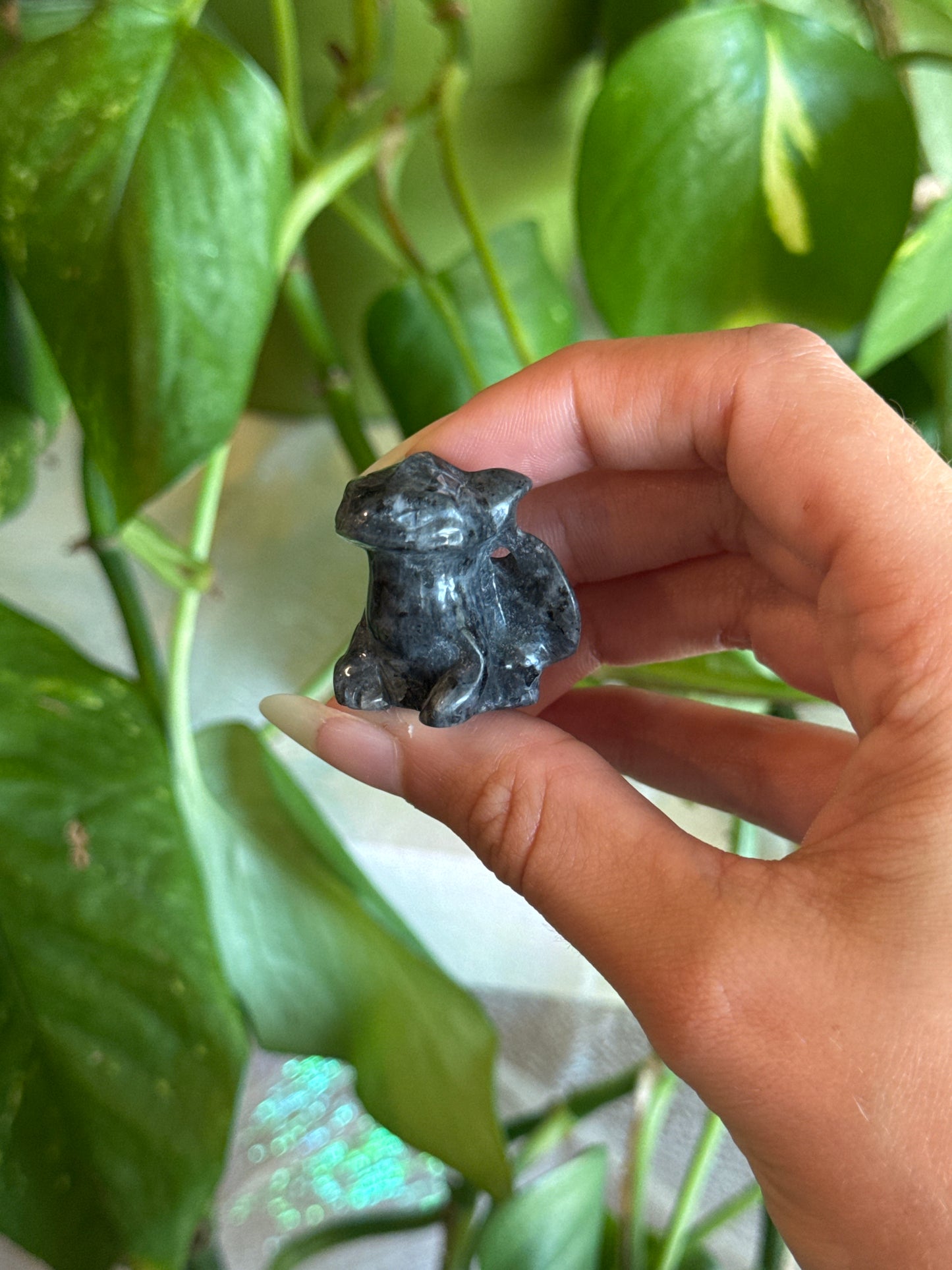 Larvakite Toothless Carving