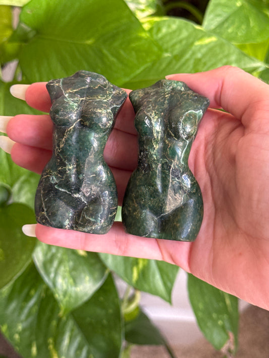 Green Jasper Goddess Body