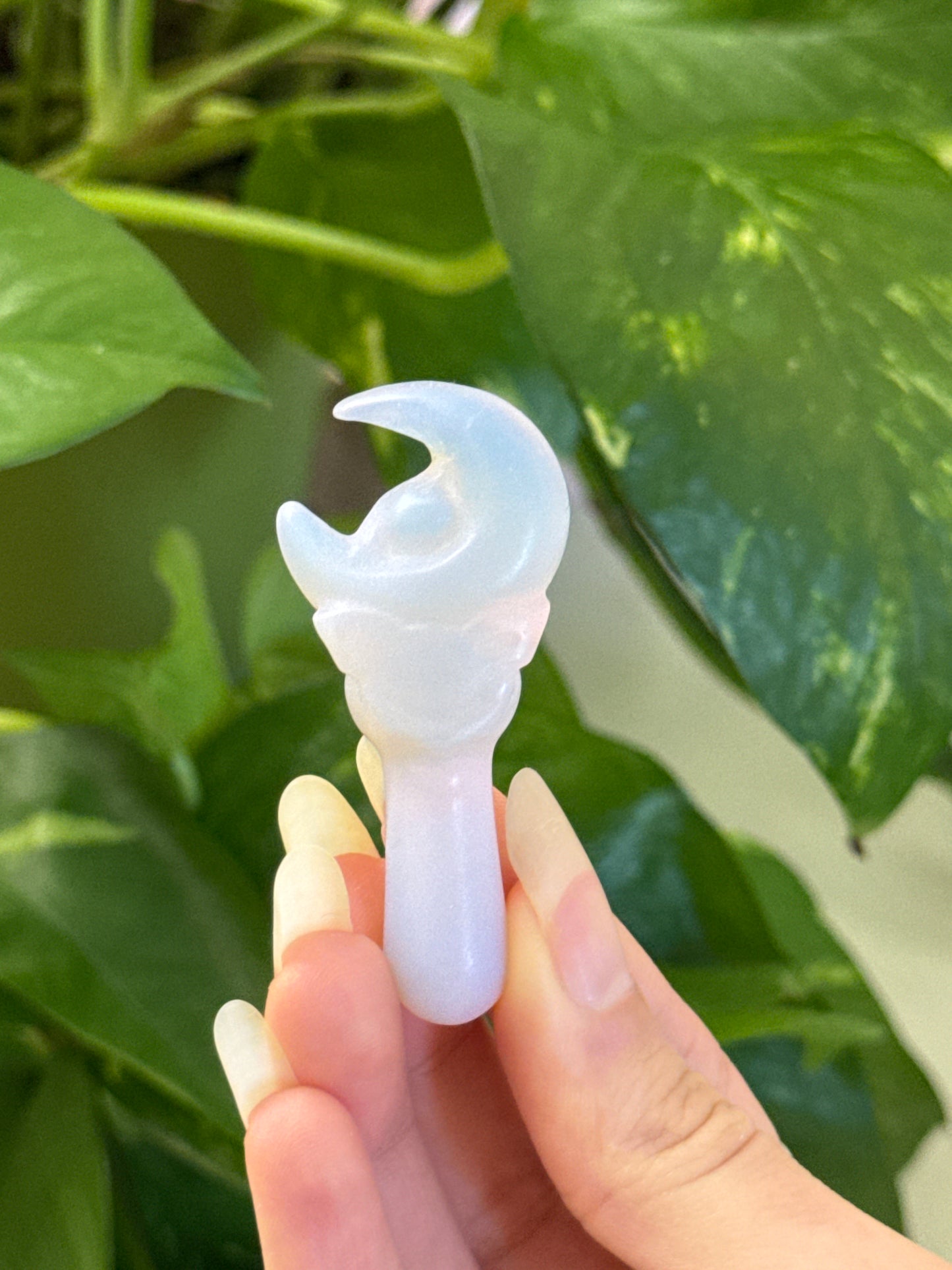 Pink Opalite Moon Magic Wand