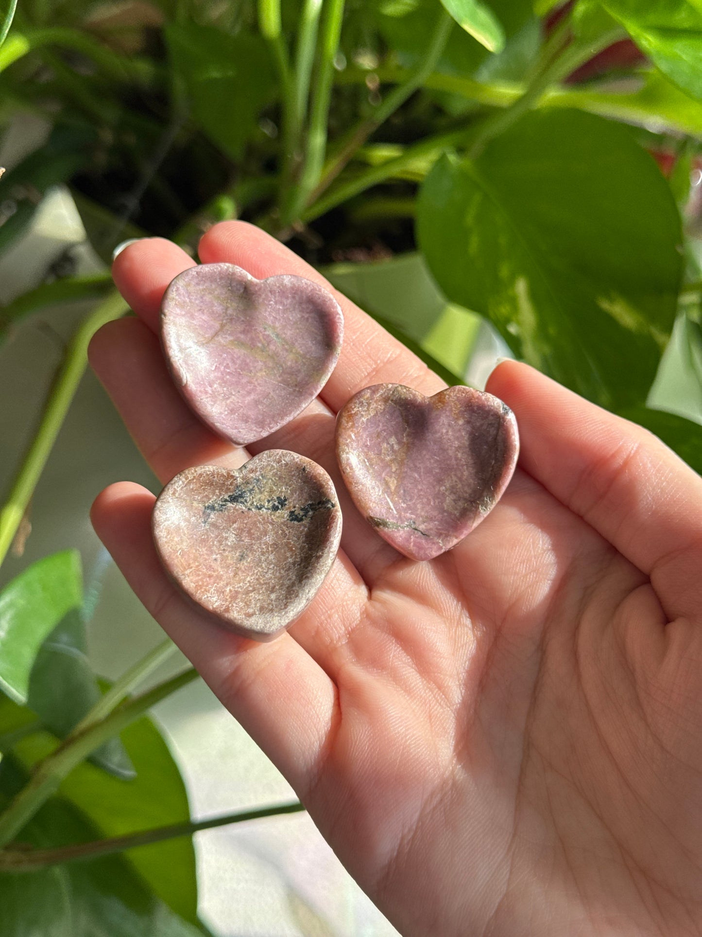 Rhodonite Mini Heart Bowl