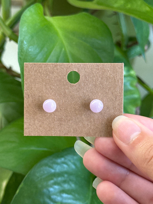 Kunzite Stud Earrings