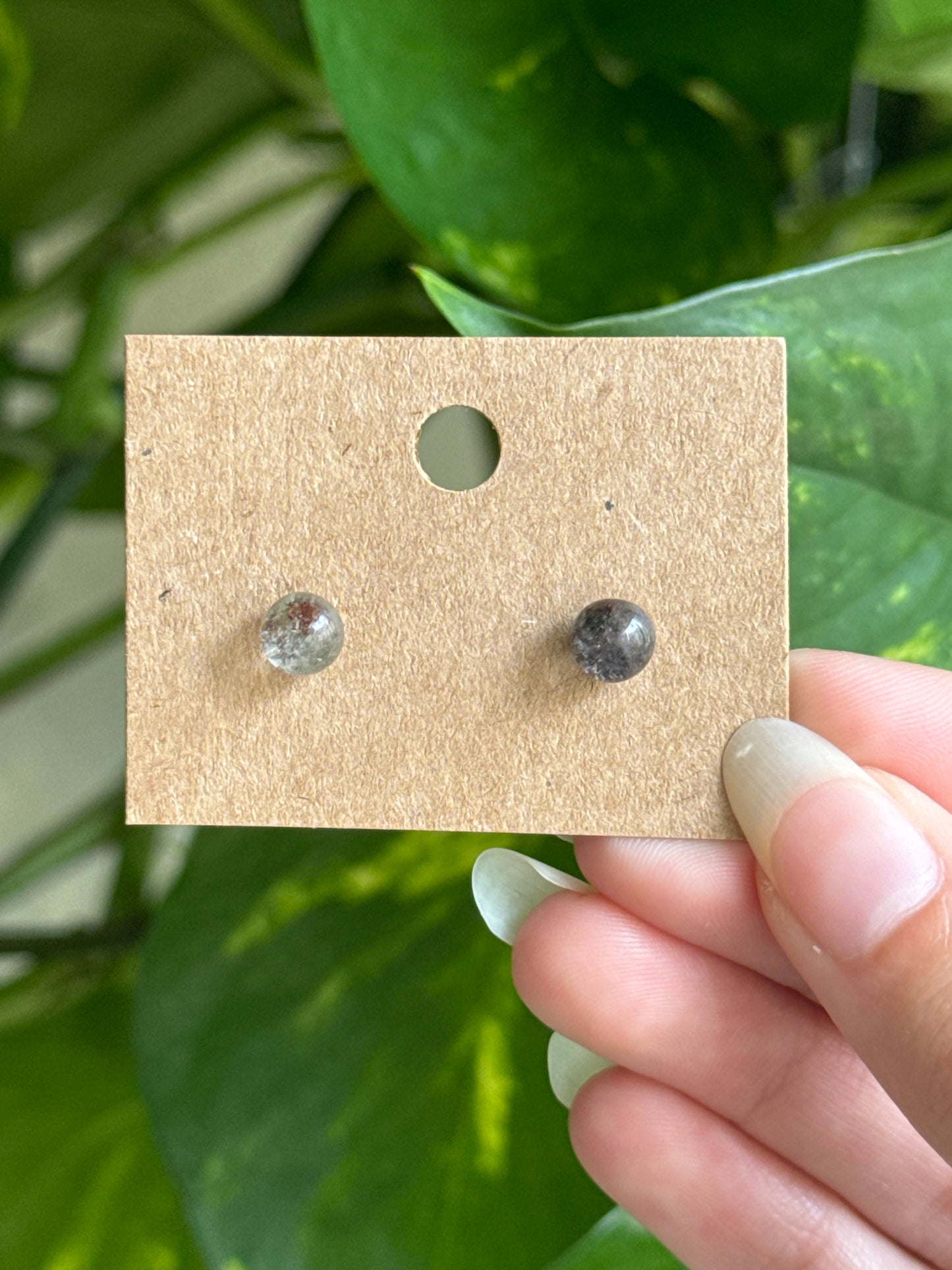 Garden Quartz Stud Earrings