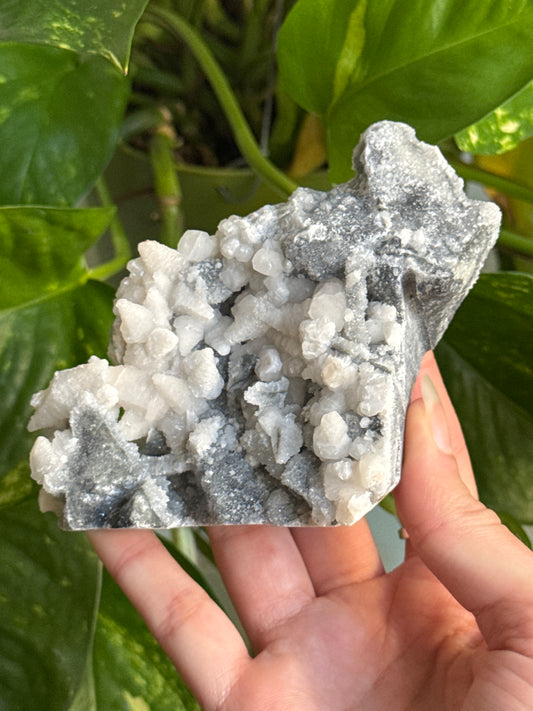 Calcite on Sphalerite Specimen