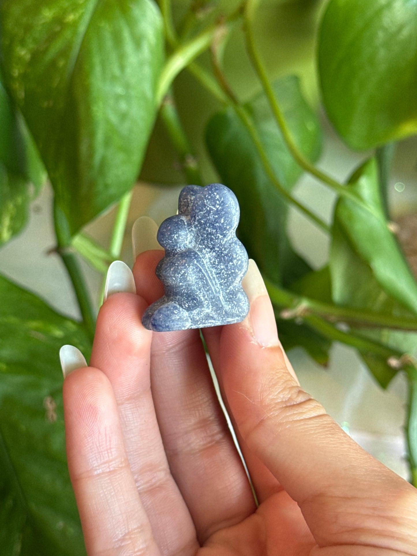 Blue Aventurine Fairy Carving