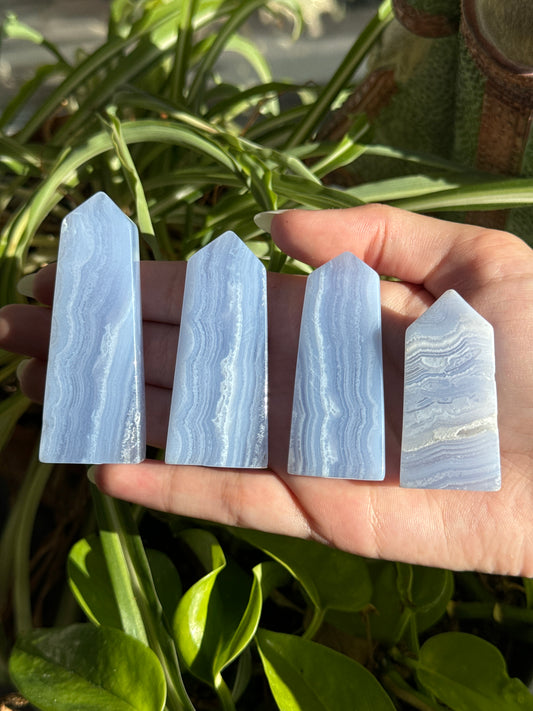 Blue Lace Agate Towers Batch 1