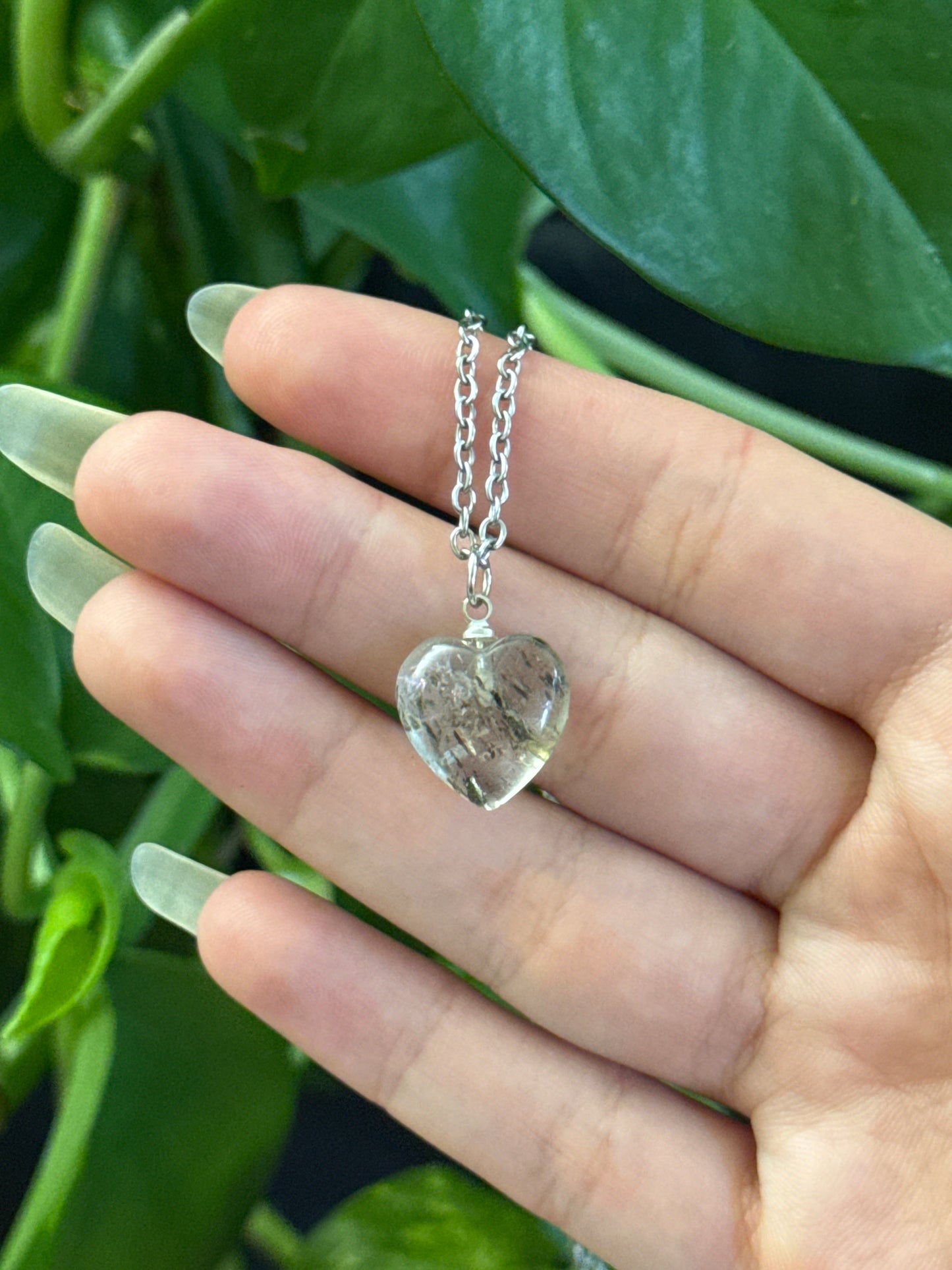 Green Rutile Necklace