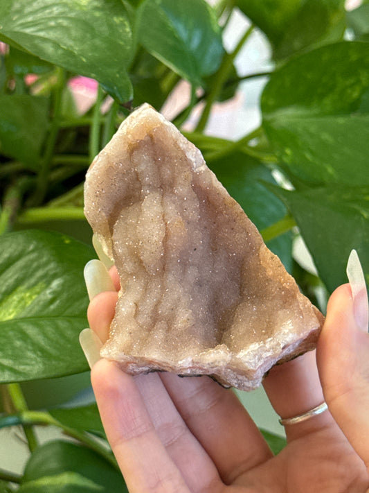 Sparkly Pink Chalcedony Specimen