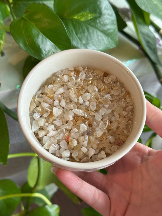 Golden Amethyst Chips