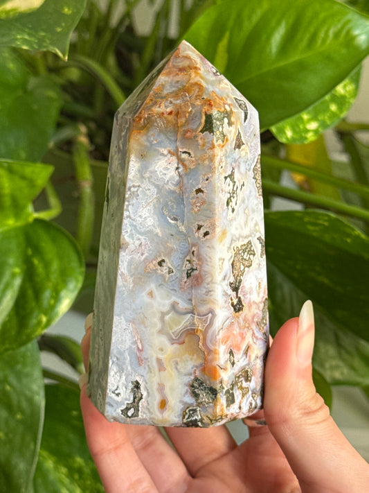 Pastel Cosmic Jasper Tower
