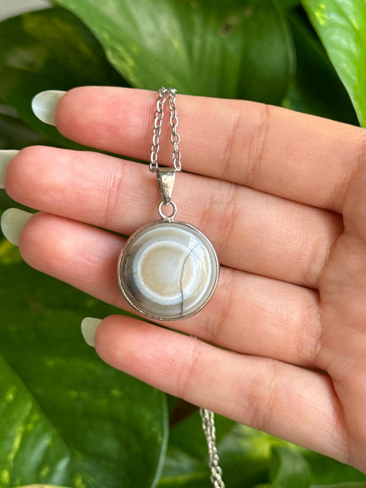 Orbicular Sea Jasper “Eye” Necklace | You Pick