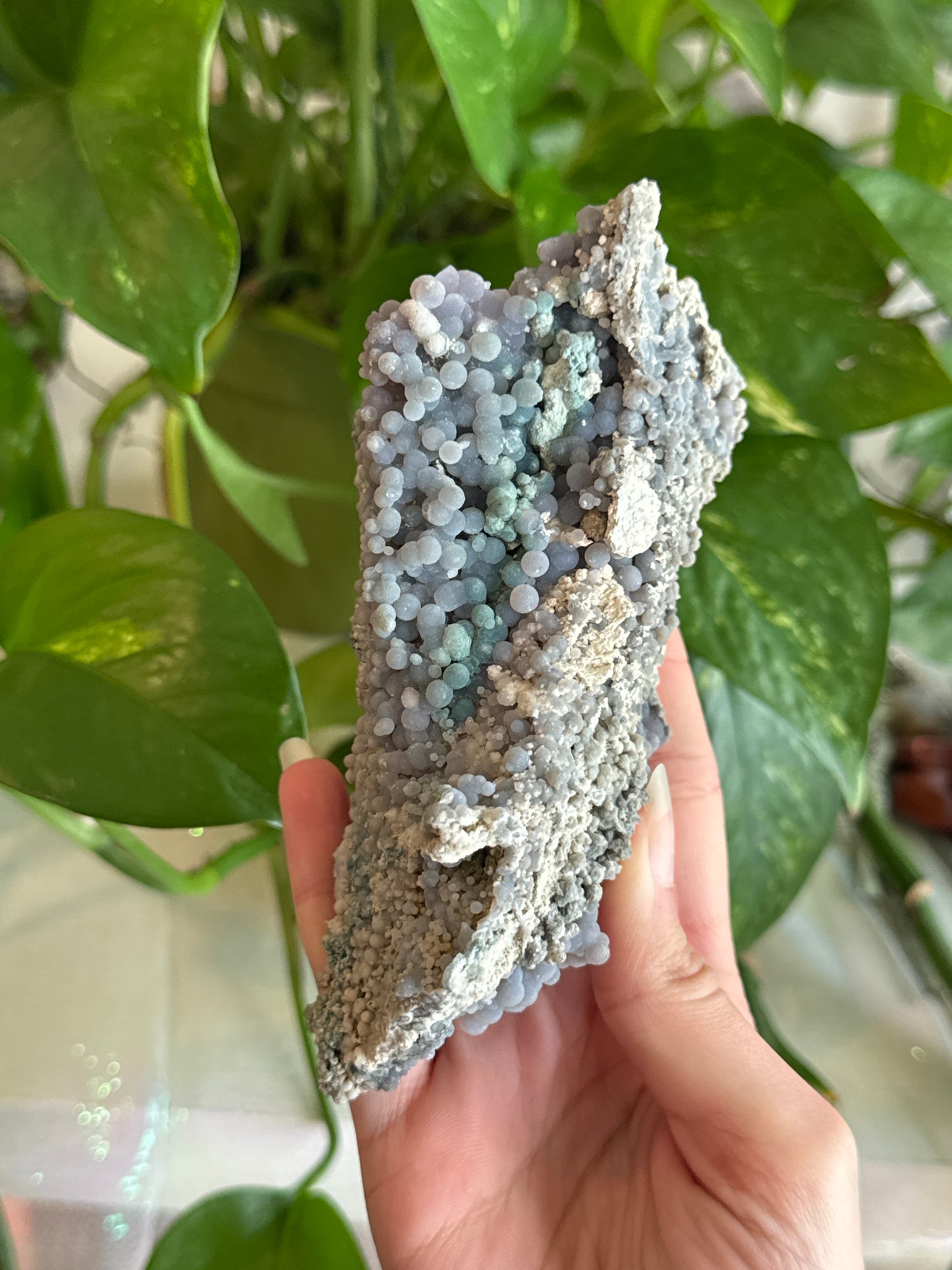 Sparkly Purple & Green Grape Agate Large Specimen