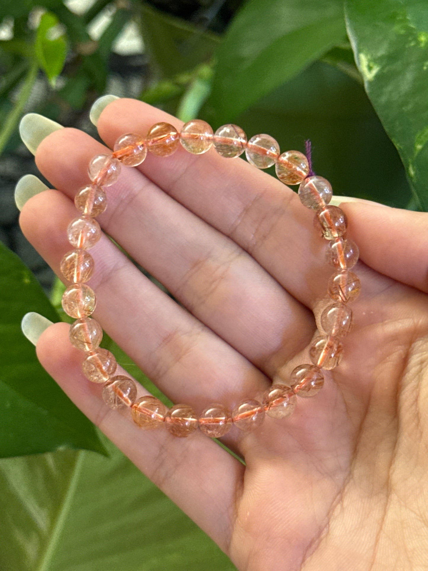 Gold & Copper Rutile Bracelet