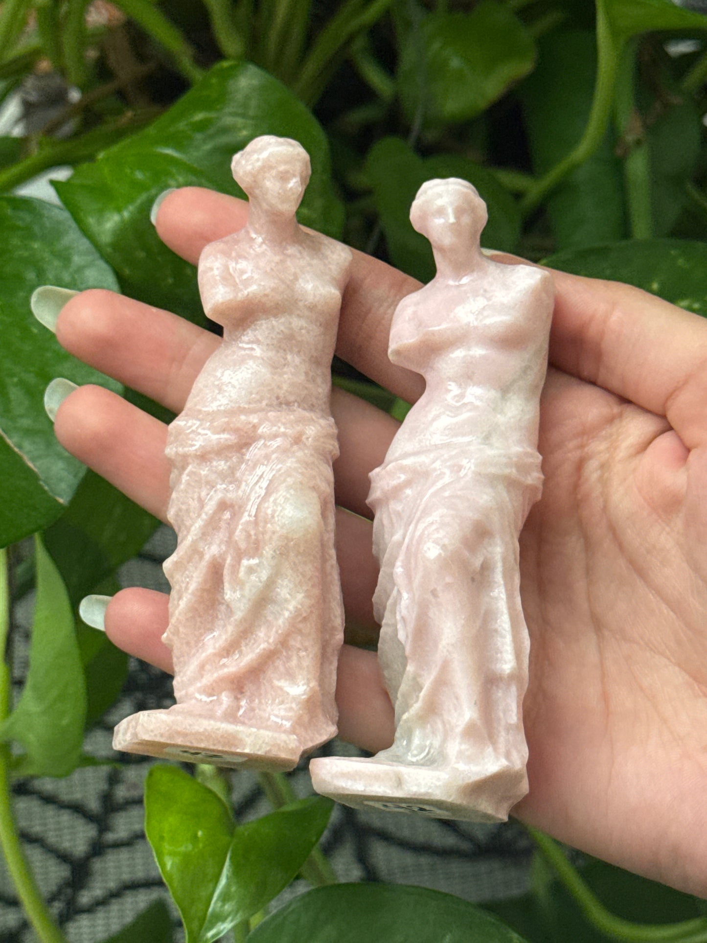 Pink Opal Aphrodite Statue