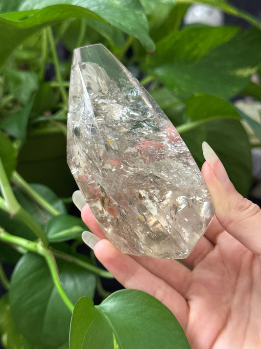 Smoky Quartz Freeform with TONS of Rainbows *see vid for sparkles*