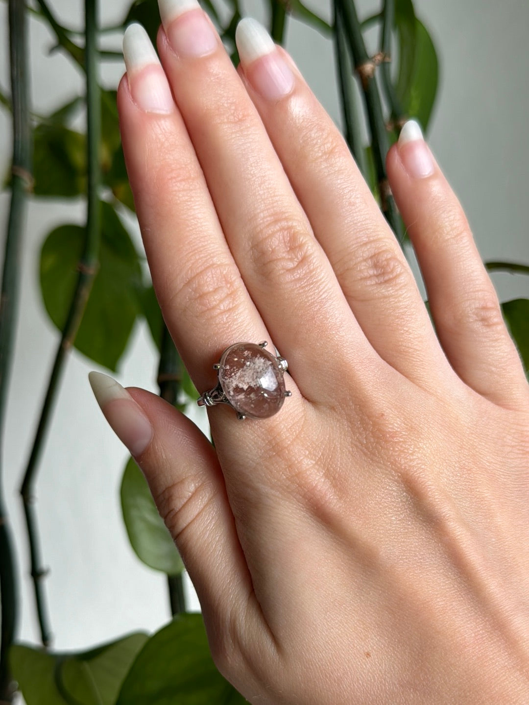 Garden Quartz Adjustable Ring A