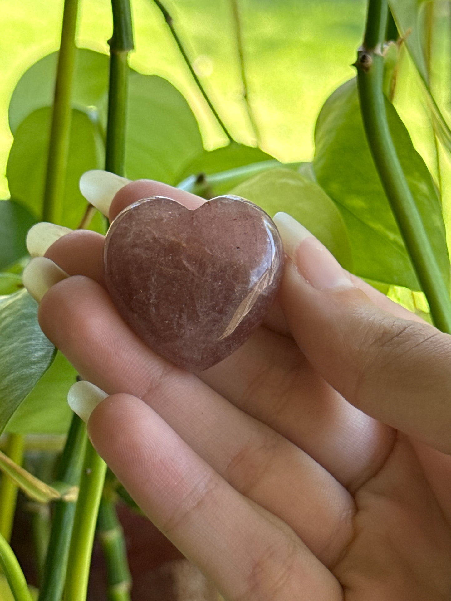 Strawberry Quartz Heart