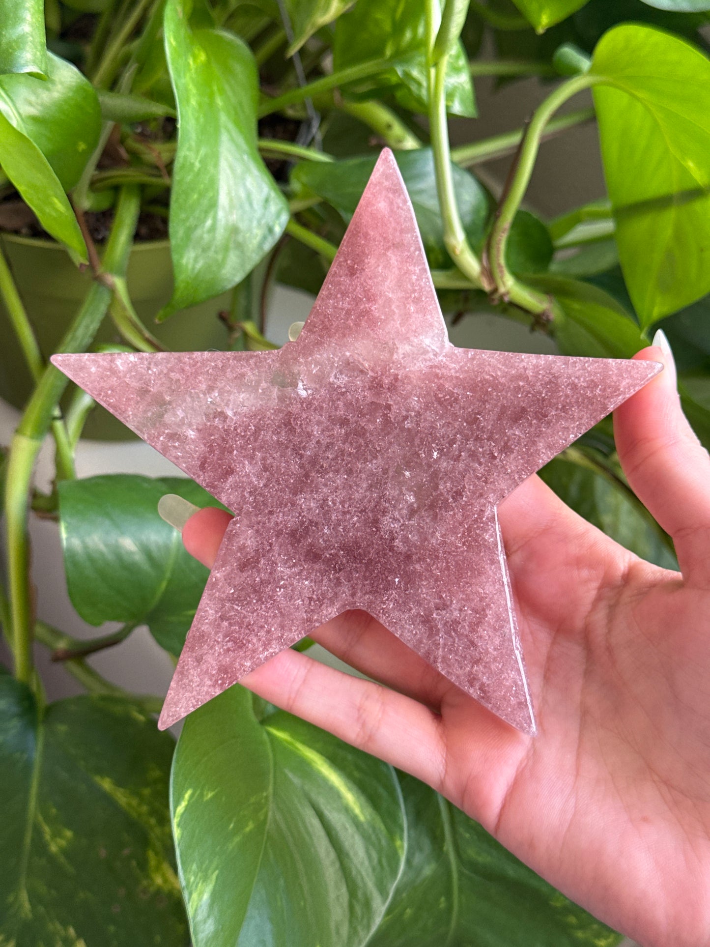 Strawberry Quartz Star