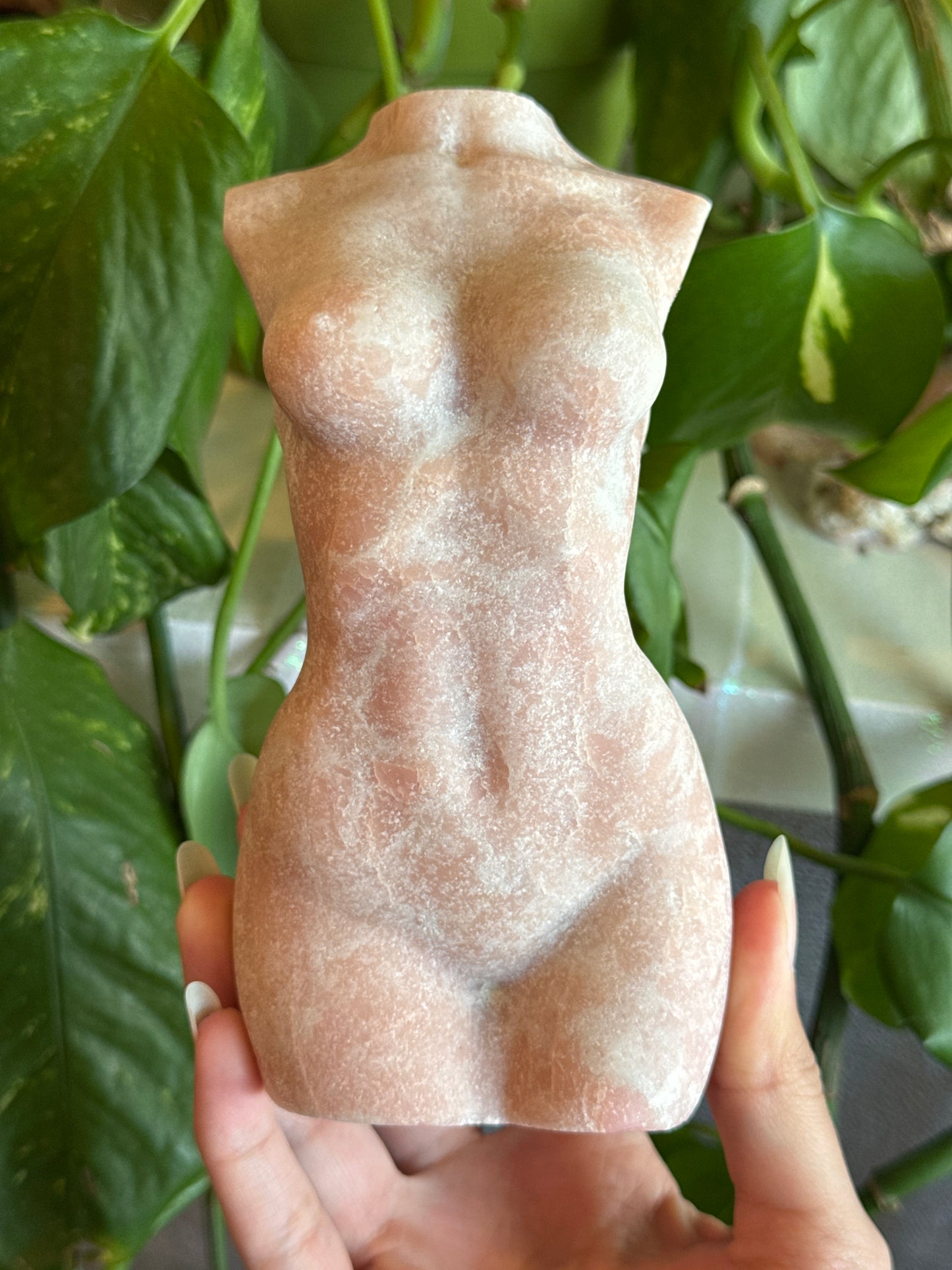 Bubblegum Pink Opal Large Goddess Body
