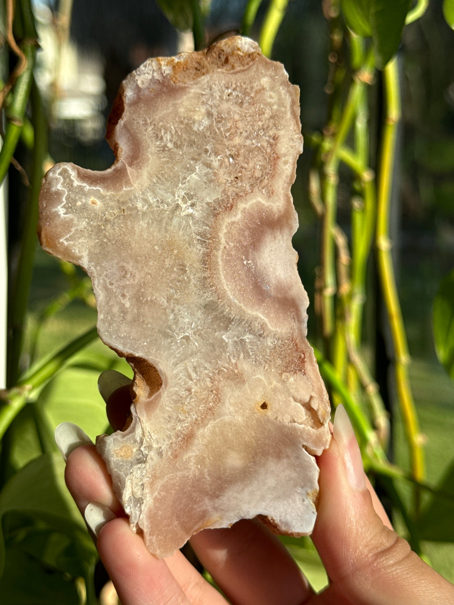 Druzy Pink Amethyst Slab D