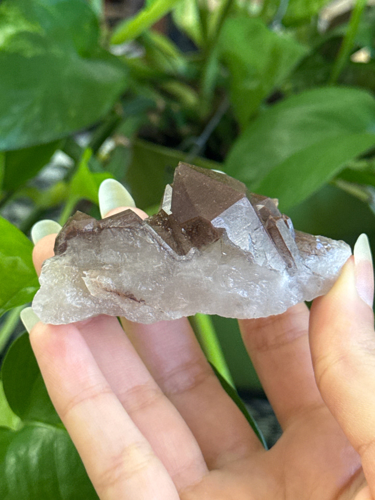 Sparkly Hematite Coated Quartz Specimen A