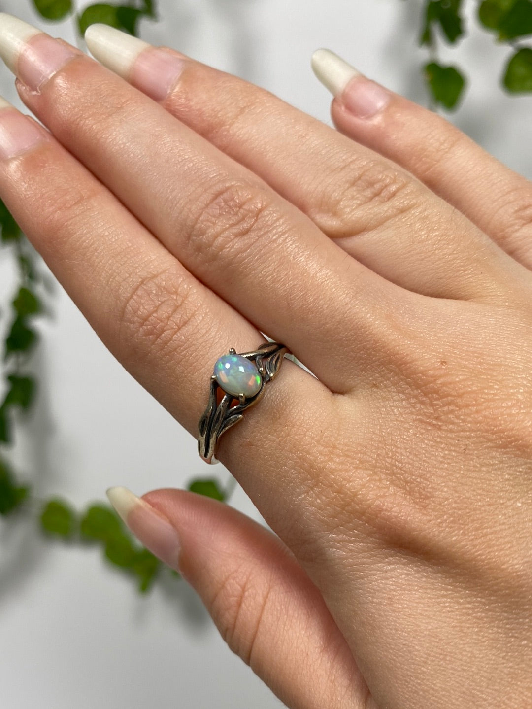 Opal Adjustable Ring