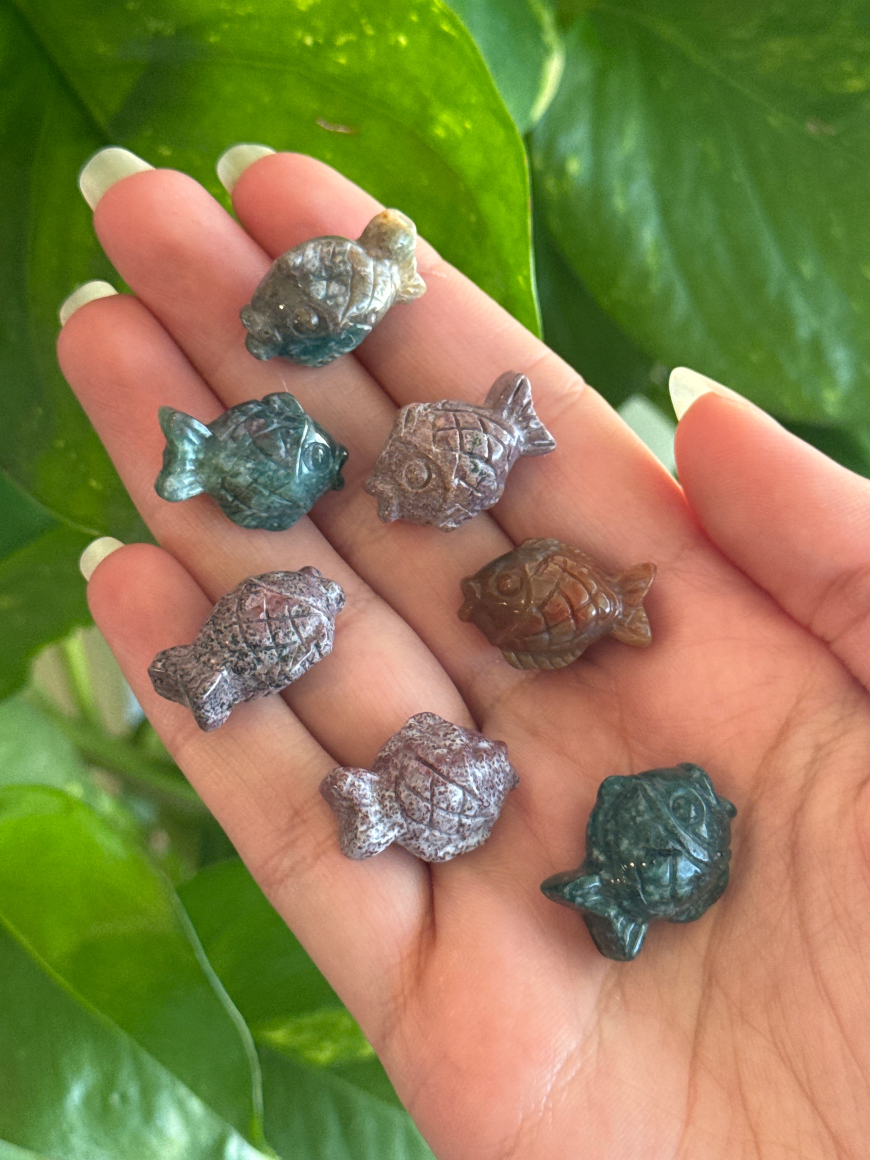 Sea Jasper Fish Carving – GaiasWellness