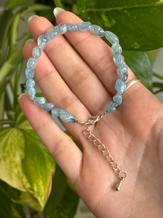 Aquamarine Adjustable Bracelet