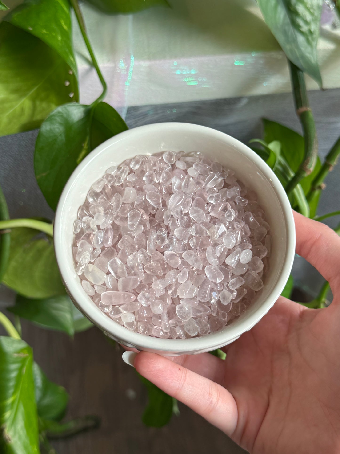 Rose Quartz Chips