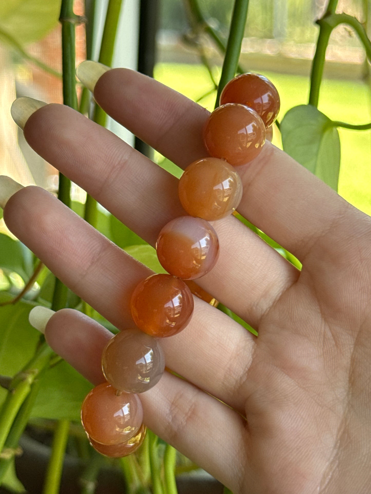 Chunky Carnelian Bracelet