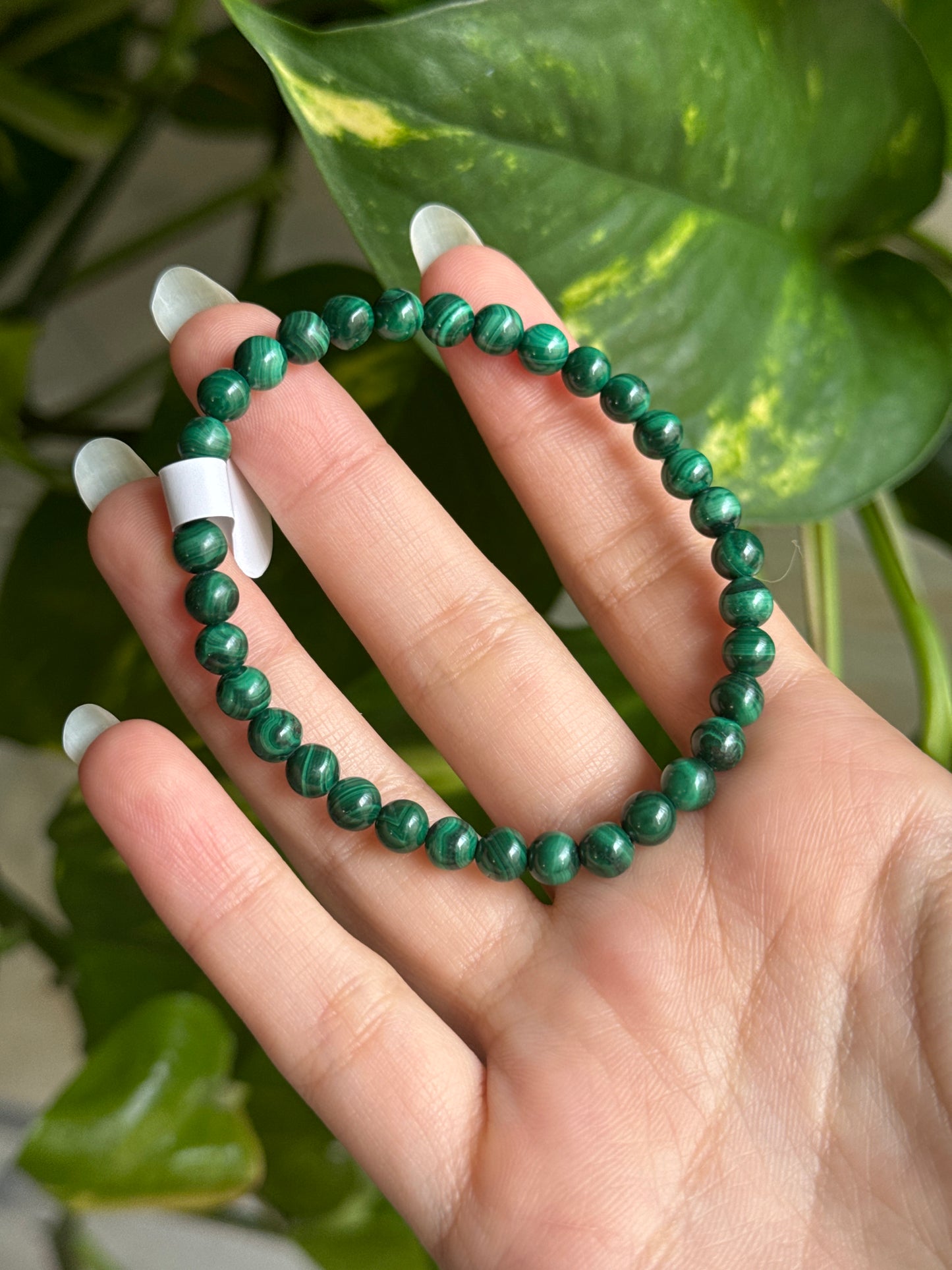 Chatoyant Malachite Bracelet