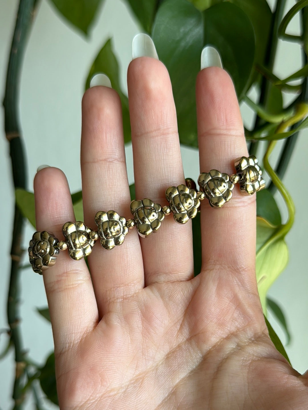 Pyrite Bee Bracelet