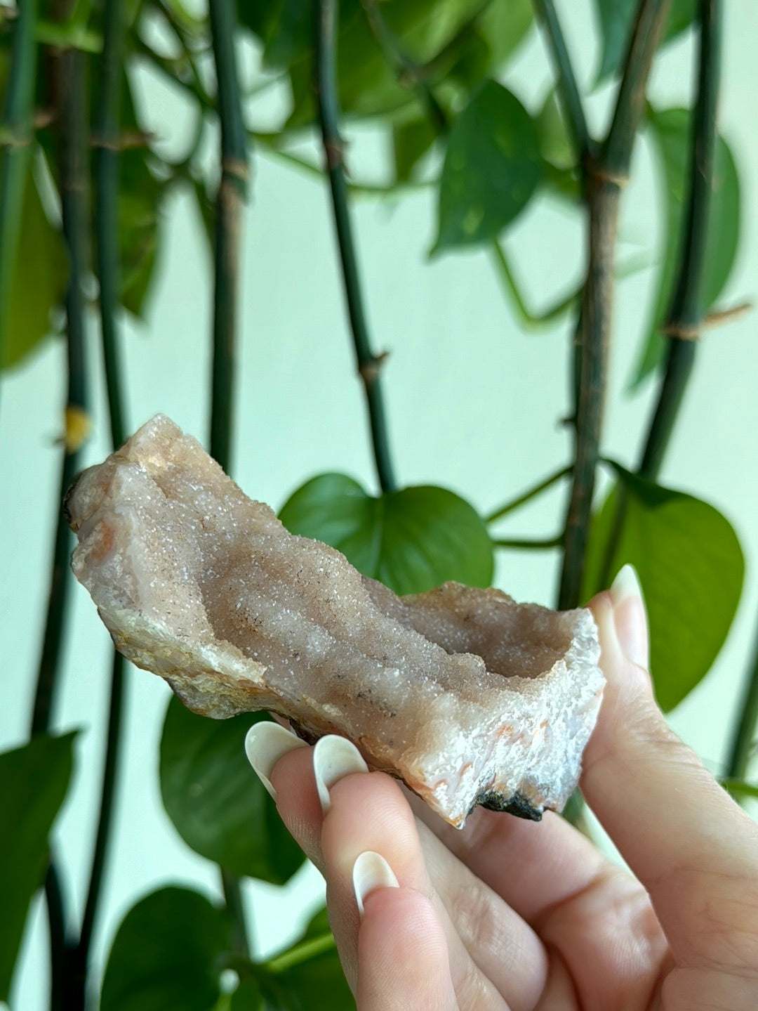 Sparkly Pink Chalcedony Specimen