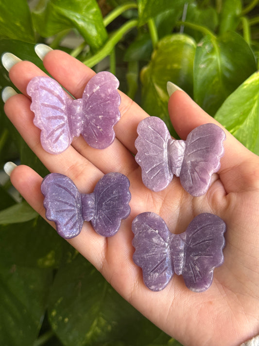 Lepidolite Butterfly