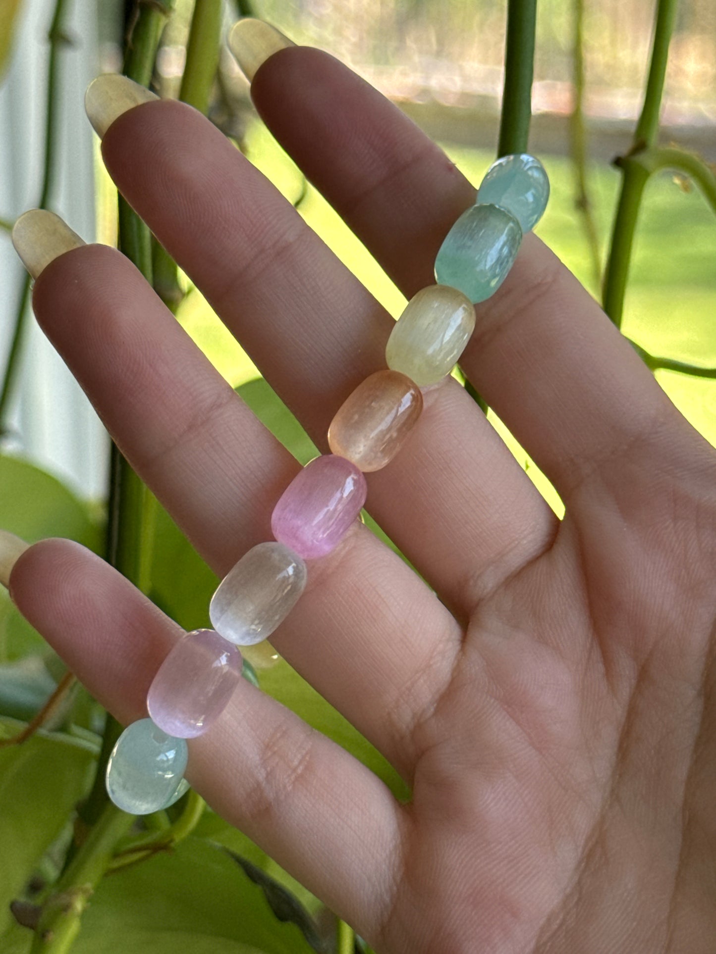 Pastel Selenite Bracelet