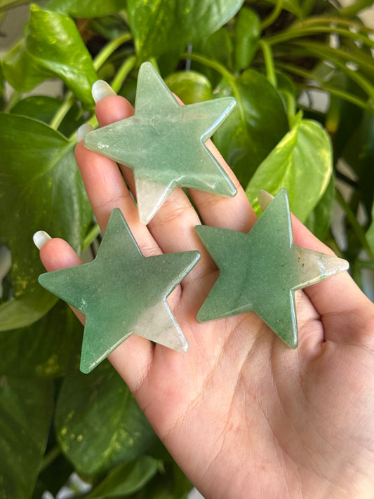 Green Aventurine Star