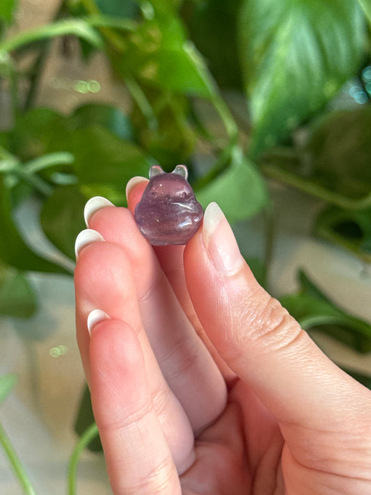 Fluorite Mini Totoro