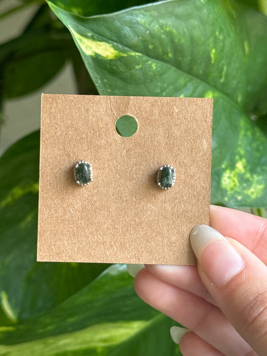 Serephanite Stud Earrings