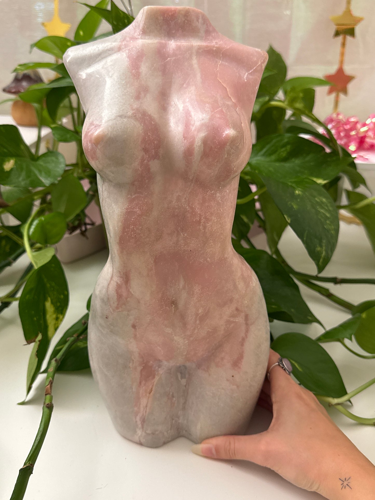 Pink Opal 13" XL Goddess Body 18.8lb