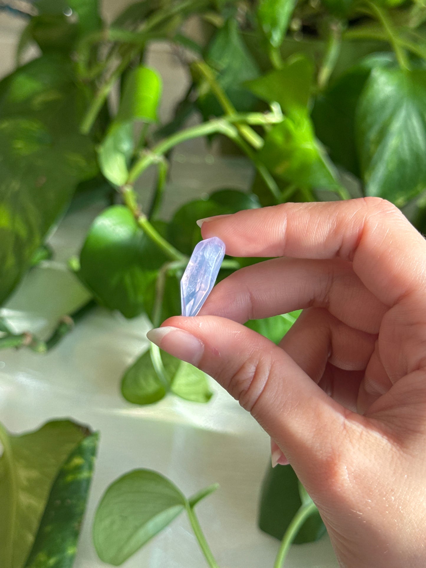 Lavender Moonstone Sparkle Filled Freeform