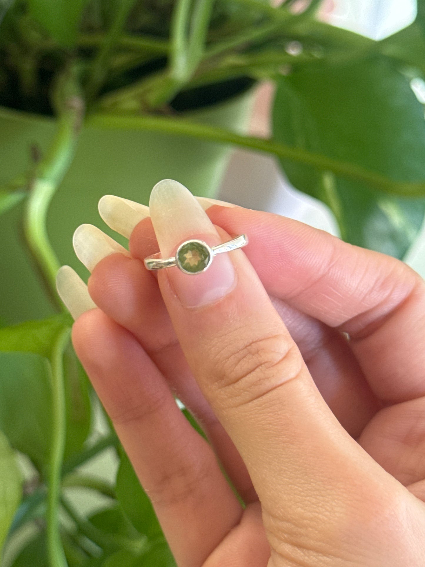 Peridot Size 4.5 Ring